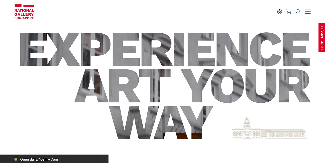 National Gallery Singapore - Digital Art Experience & Exhibition Platform