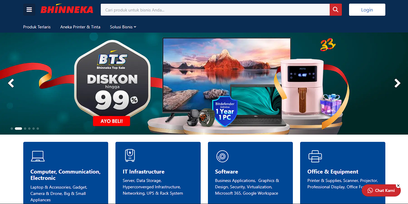 Redesign Website Bhinneka untuk Pengalaman B2B yang Lebih Efektif