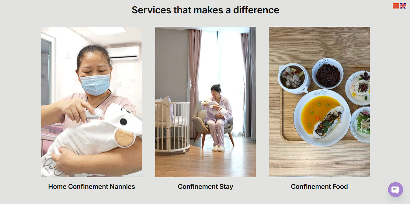 Website Company Profile Re’Joy Suites Singapore screenshot 2