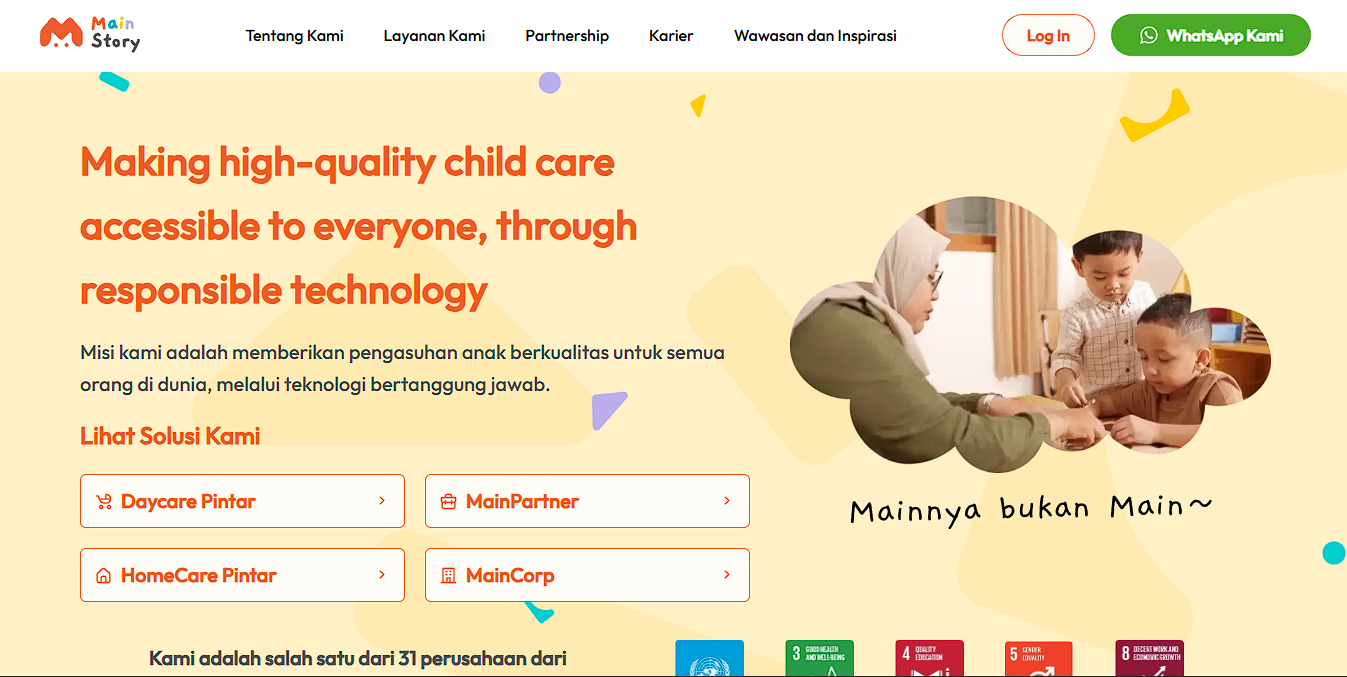 Upgrade UI Corporate Website MainStory screenshot 1